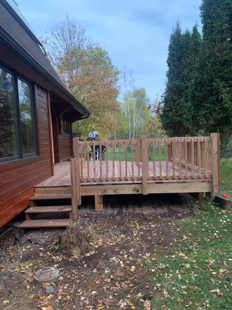 Decks project 3 by Ed Oman Construction in the Duluth, MN area