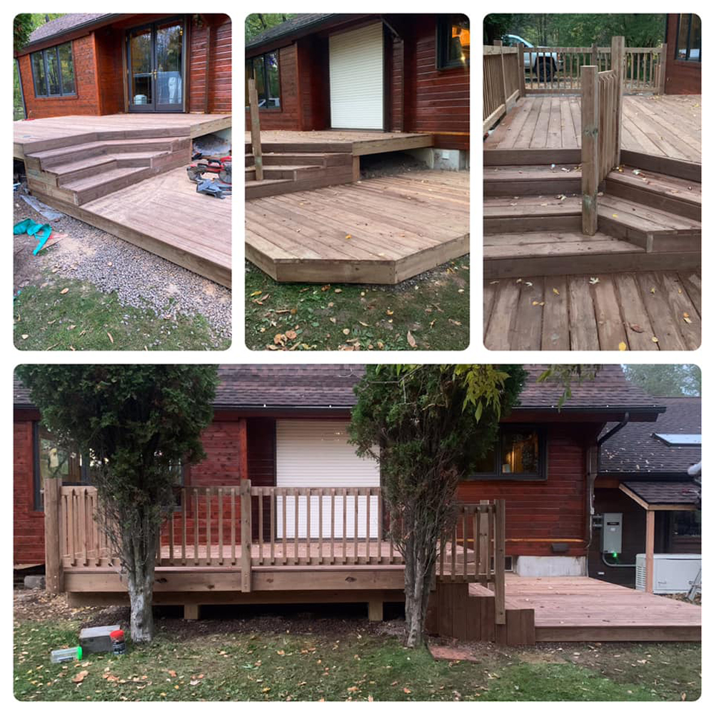 Decks project 4 by Ed Oman Construction in the Duluth, MN area