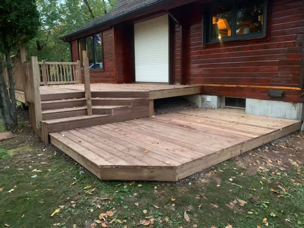 Decks project 5 by Ed Oman Construction in the Duluth, MN area